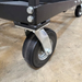 Rae Crowther Football Throwing Machine Cart with Wheels up close