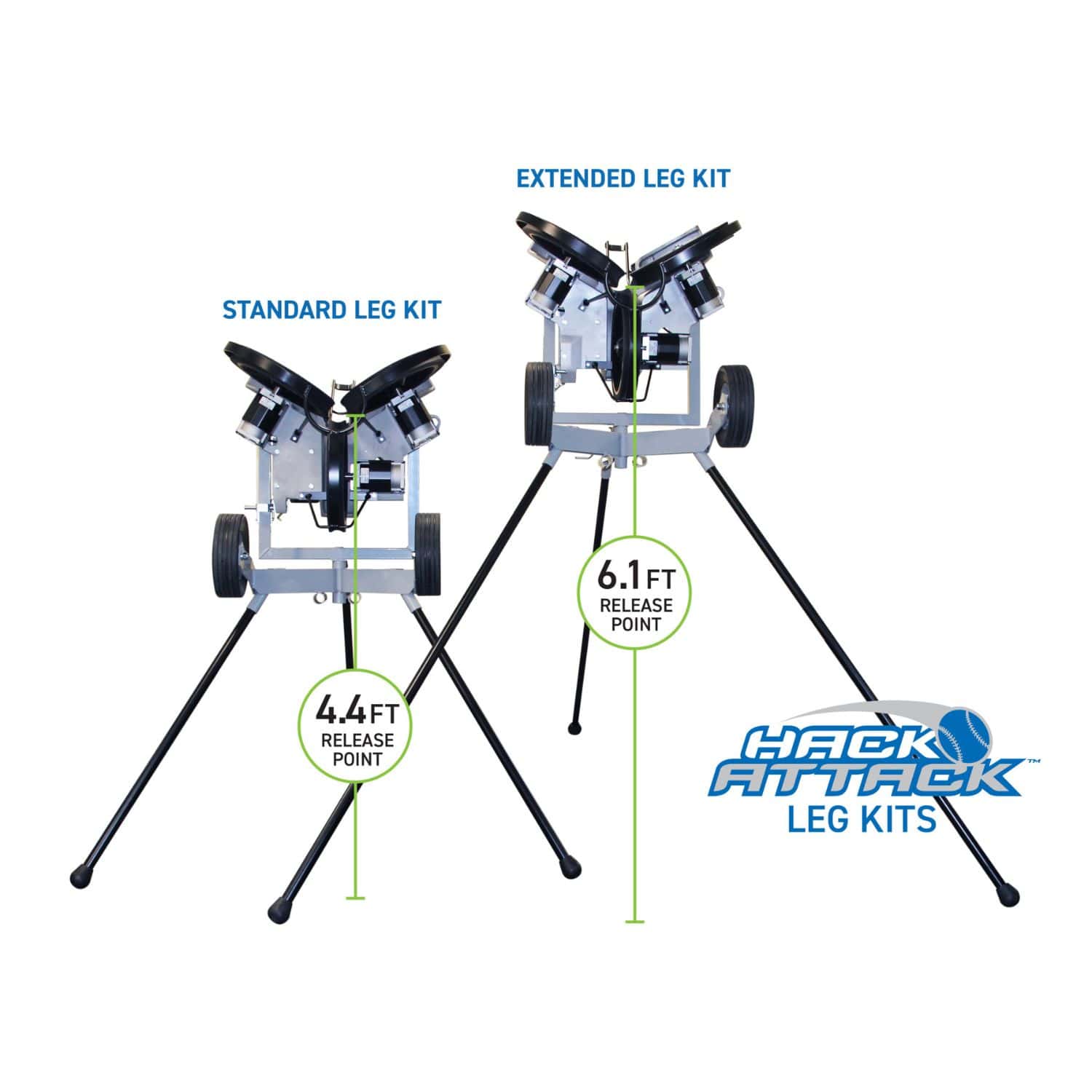 Sports Attack Hack Attack Baseball Pitching Machine size details